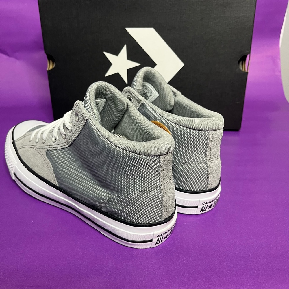 Converse Chuck Taylor All Star Malden Men’s Size 10.5 Sneaker Grey/White - Picture 3 of 8
